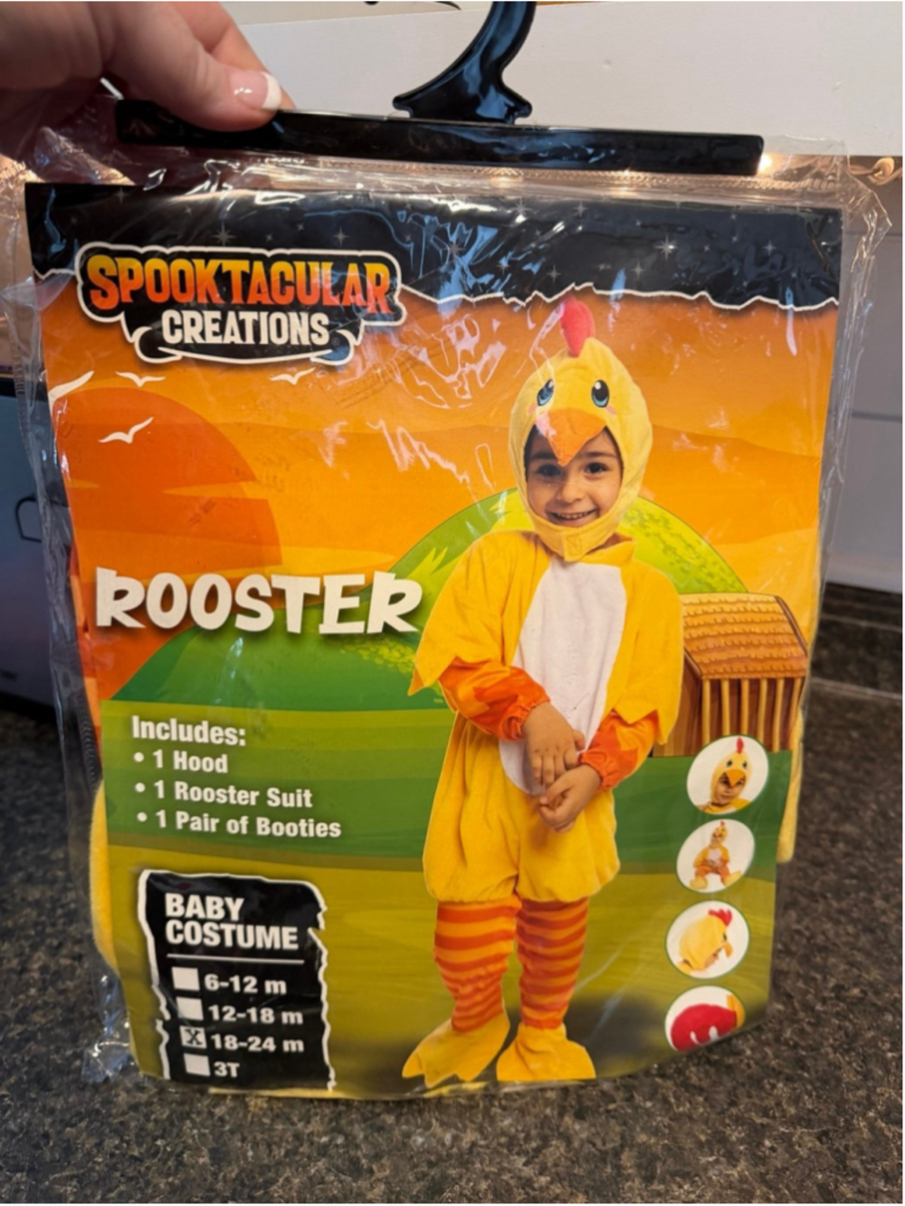 Spooktacular Creations Rooster Baby Costume 18-24 Months NEW